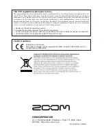 Предварительный просмотр 15 страницы Zoom G1N EXT Operation Manual