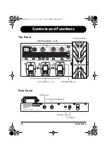 Предварительный просмотр 4 страницы Zoom GFX-3 Operation Manual