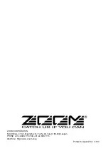 Preview for 32 page of Zoom GFX-4 Operation Manual