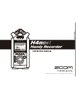 Zoom H4next Operation Manual preview