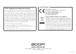 Preview for 208 page of Zoom H6 Handy Recorder Operation Manual