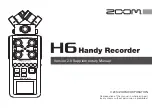 Preview for 209 page of Zoom H6 Handy Recorder Operation Manual