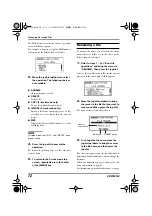 Предварительный просмотр 72 страницы Zoom Handy Recorder H4 Operation Manual