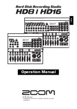 Предварительный просмотр 1 страницы Zoom HD16 Operation Manual