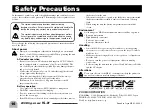 Preview for 16 page of Zoom Hyper Lead HL-01 Operation Manual