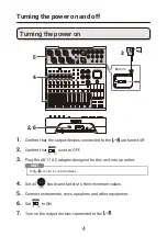 Предварительный просмотр 4 страницы Zoom L-8 LiveTrak Quick Manual