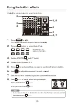 Предварительный просмотр 10 страницы Zoom L-8 LiveTrak Quick Manual