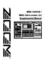 Zoom MRS-1044 Supplemental Manual предпросмотр