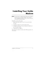 Preview for 7 page of Zoom PCI Cable Modem Installation Manual