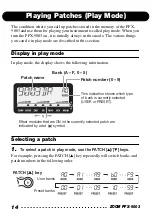 Preview for 14 page of Zoom PFX-9003 Operation Manual