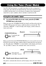 Preview for 20 page of Zoom PFX-9003 Operation Manual