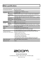 Preview for 16 page of Zoom PodTrak P8 Quick Manual