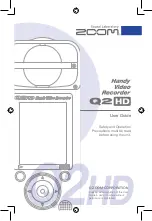 Предварительный просмотр 1 страницы Zoom Q2HD User Manual