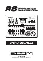 Preview for 1 page of Zoom R8 Interface Operation Manual