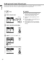 Preview for 42 page of Zoom R8 Interface Operation Manual