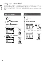 Preview for 44 page of Zoom R8 Interface Operation Manual