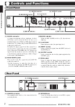 Предварительный просмотр 2 страницы Zoom RFX-1100 Operation Manual