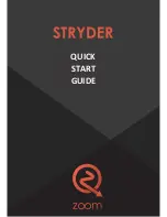 Preview for 1 page of Zoom Stryder Quick Start Manual