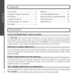 Preview for 2 page of Zoom Thunderbolt TAC-2R Operation Manual