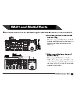 Preview for 11 page of Zoom Tri Metal TM-01 Operation Manual