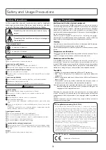 Preview for 3 page of Zoom U-24 Operation Manual