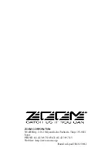 Preview for 17 page of Zoom UIB-01 Installation Manual