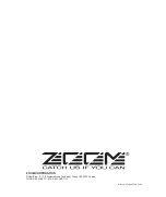 Preview for 52 page of Zoom Zoom player 3000 Operation Manual