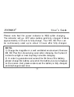 Preview for 18 page of Zoomax MD HD PLUS User Manual