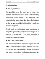 Preview for 5 page of Zoomax Snow S User Manual