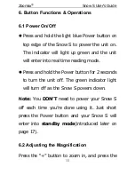 Preview for 13 page of Zoomax Snow S User Manual