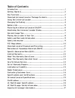 Preview for 3 page of Zoombak A-GPS Locator User Manual