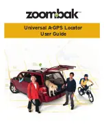 Предварительный просмотр 1 страницы Zoombak A-GPS Universal Locator User Manual