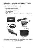 Preview for 6 page of Zoombak A-GPS Universal Locator User Manual