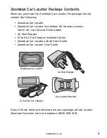 Preview for 7 page of Zoombak ZB100 User Manual