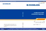 Zoomlion ZCC1100 Operator'S Manual preview