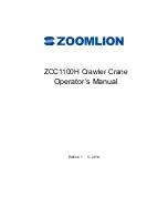 Preview for 3 page of Zoomlion ZCC1100H Operator'S Manual