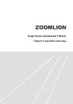 Preview for 155 page of Zoomlion ZRT850 Operator'S Manual