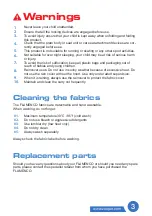 Preview for 3 page of Zooper Flamenco CC310 User Manual