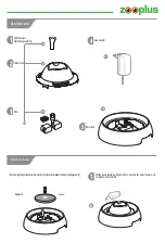 Preview for 2 page of Zooplus Pet Water Fountain Instructions