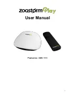 Zoostorm 3305-1111 User Manual preview