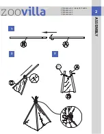 Preview for 3 page of Zoovilla LARGE PET TEEPEE Care Instructions