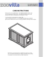 Zoovilla MPS010 Care Instructions preview