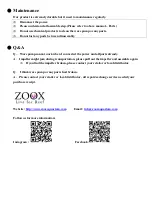 Предварительный просмотр 5 страницы Zoox FantasticWave ZX4000 Manual