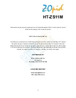 Предварительный просмотр 16 страницы ZOpid HT-ZS11M Instruction Manual