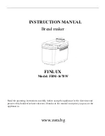 Предварительный просмотр 1 страницы ZORA FINLUX FBM-1678W Instruction Manual