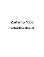 Preview for 1 page of Zorpro Zortemp 1000 Instruction Manual