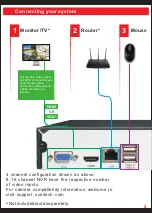 Preview for 3 page of ZOSI HD POE NVR Quick Connection Manual