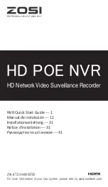 Предварительный просмотр 1 страницы ZOSI HD POE Quick Start Manual