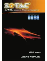 Zotac G31 series User Manual предпросмотр