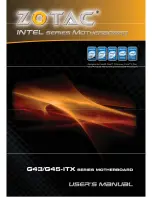 Zotac G43-ITX series User Manual предпросмотр